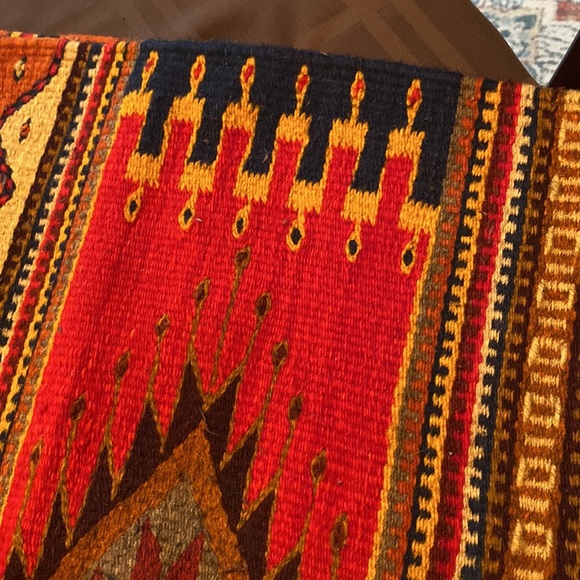 Hand Made Oxacan Zapotec Rug - Picture 4 of 5